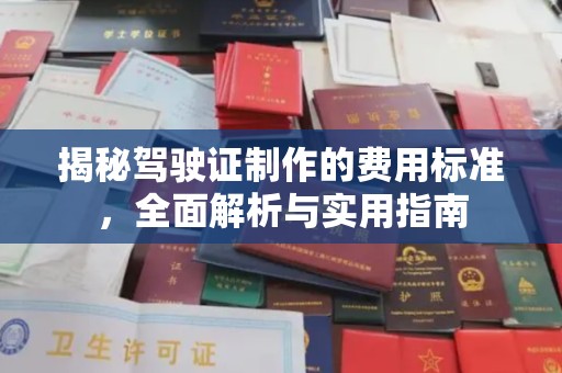 凉山揭秘驾驶证制作的费用标准，全面解析与实用指南